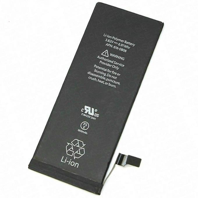 de Navulbare Batterij van 1810mAh IPhone voor de Duim van de IPhone 6vervanging 6.3x3.4x1.3