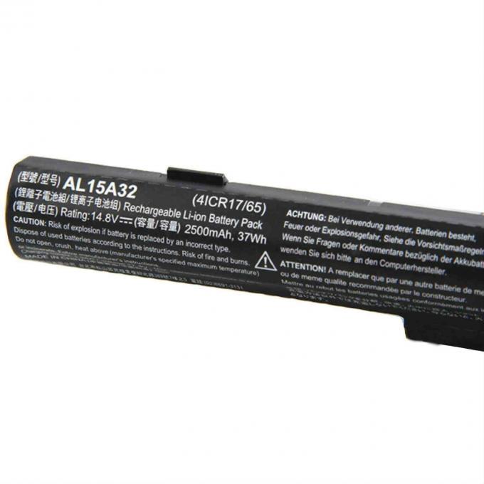 AL15A32 Laptop Interne Batterij voor het Notitieboekje Zwarte 14.8V 25Wh van de Acer Aspiree5-422 E5-573 Reeks