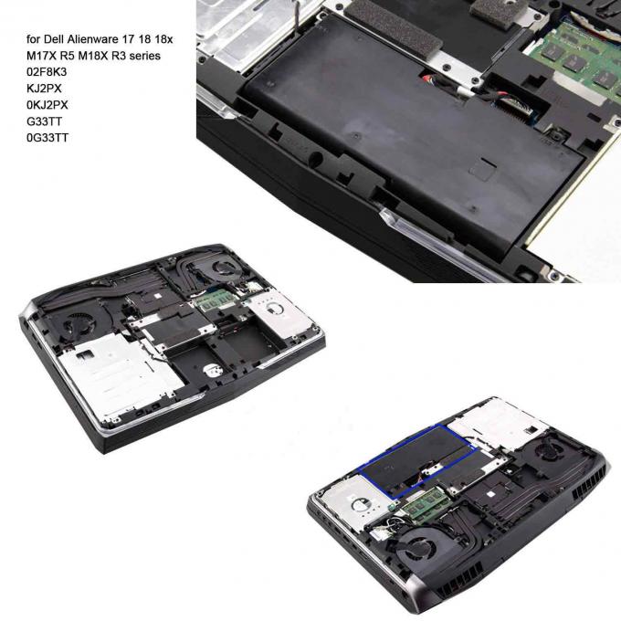 2F8K3 Dell Alienware 17 Batterijvervanging 14.8V 4400mAh 1 Jaargarantie